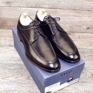 * NIB * $475 Nordstrom ZELLI Italia 11 M Italian Derby Black * add $15 Trees